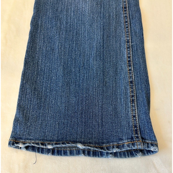 Aeropostale Women's Chelsea Boot Cut Jeans Size 14 Blue Boho Western Mid Rise - Picture 6 of 7